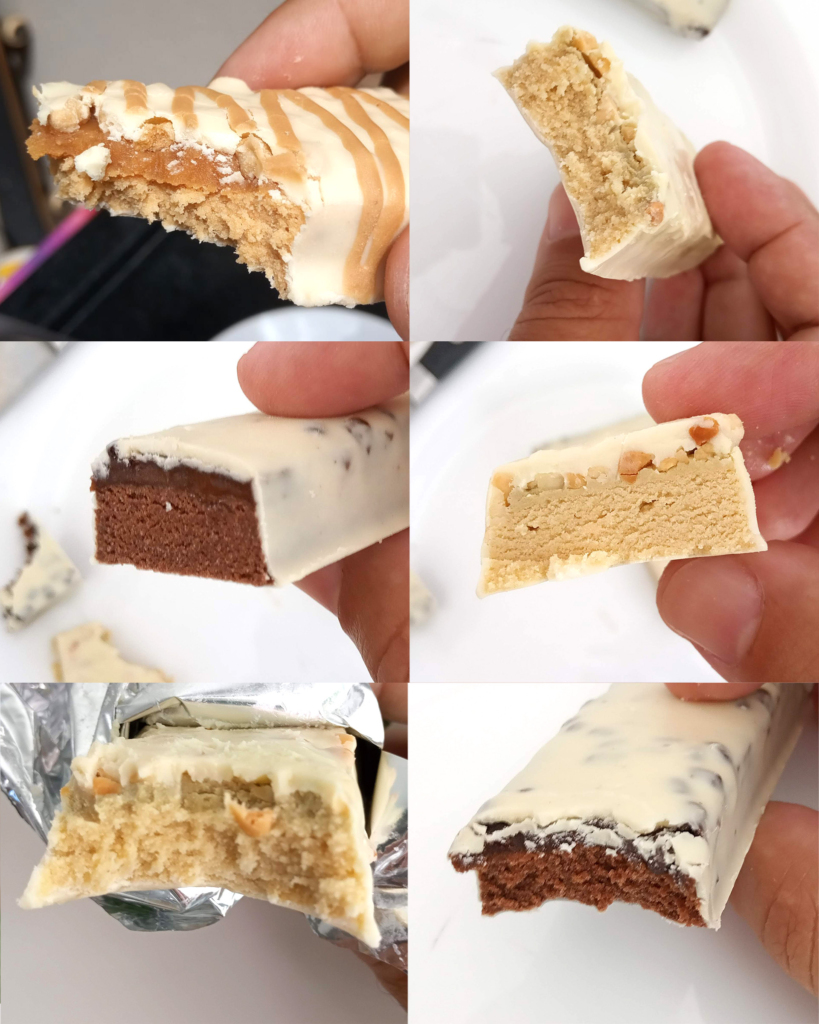 Real Bold protein bars used as reference for the 3D models